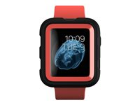 Griffin Survivor Tactical - Protection d'écran pour montre - polycarbonate, TPE - feu de corail - pour Apple Watch (42 mm) GB41508