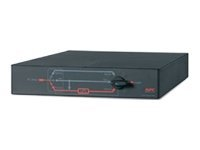 APC Panneau de contournement de service - Bypass switch (rack-montable) - CA 230 V - connecteurs de sortie : 4 - 2U - 19" - noir - pour Symmetra 4KVA, 6kVA SBP6KRMI2U