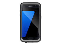 LifeProof FRE - Étui de protection étanche pour téléphone portable - silicone, polycarbonate - noir - pour Samsung Galaxy S7 77-53322