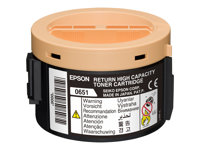 Epson - Haute capacité - noir - originale - cartouche de toner Epson Return Program - pour AcuLaser M1400, MX14, MX14NF C13S050651