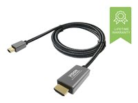 VISION Professional Premium - Câble vidéo - Mini DisplayPort (M) pour HDMI (M) - 2 m - noir, blanc - support 4K TC 2MMDPHDMI/HQ
