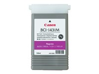 Canon BCI-1431M - 130 ml - magenta - originale - réservoir d'encre - pour BJC-6200; imagePROGRAF W6200P, W6400, W6400 Dye, W6400P 8971A001