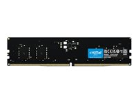 Crucial - DDR5 - module - 8 Go - DIMM 288 broches - 5600 MHz / PC5-44800 - CL46 - 1.1 V - mémoire sans tampon - on-die ECC - noir CT8G56C46U5T