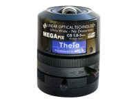 Theia Ultra Wide - Objectif CCTV - à focale variable - diaphragme automatique - 1/3", 1/2.5", 1/2.7" - montage CS - 1.8 mm - 3 mm - f/1.8 - pour AXIS P1343, P1344, P1346, P1347, Q1602, Q1604 5503-161