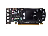 NVIDIA Quadro P620 - Carte graphique - Quadro P620 - 2 Go GDDR5 - PCIe 3.0 x16 profil bas - 4 x Mini DisplayPort - Adaptateurs inclus VCQP620-PB