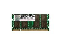 Transcend JetRAM - DDR2 - 2 Go - SO DIMM 200 broches - 800 MHz / PC2-6400 - CL5 - 1.8 V - mémoire sans tampon - NON ECC JM800QSU-2G