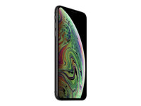 Apple iPhone XS Max - Smartphone - double SIM - 4G Gigabit Class LTE - 64 Go - GSM - 6.5" - 2688 x 1242 pixels (458 ppi) - Super Retina HD - 2x caméras arrière (2x front cameras) - gris MT502ZD/A