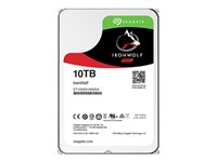 Seagate IronWolf ST10000VN0004 - Disque dur - 10 To - interne - 3.5" - SATA 6Gb/s - 7200 tours/min - mémoire tampon : 256 Mo ST10000VN0004