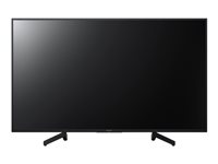 Sony FWD-49X70G - Classe de diagonale 49" (48.5" visualisable) - BRAVIA Professional Displays écran LCD rétro-éclairé par LED - avec tuner TV - hôtel / hospitalité - Linux - 4K UHD (2160p) 3840 x 2160 - HDR - système de rétroéclairage en bordure par DEL Edge-Lit - noir FWD-49X70G/T