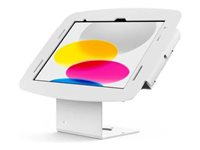 Compulocks iPad 10.9" Gen 10 Support de comptoir ou de montage mural Space Enclosure en blanc - Pied - angle de vision de 45° - pour tablette - fixe - verrouillable - aluminium de haute qualité - blanc, argent - Taille d'écran : 10.9" - montable sur mur, dessus de comptoir - pour Apple 10.9-inch iPad (10ème génération) 101W209IPDSW