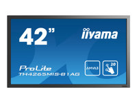 iiyama ProLite TH4265MIS-B1AG - Classe de diagonale 42" écran LCD rétro-éclairé par LED - signalisation numérique - avec écran tactile - 1080p (Full HD) 1920 x 1080 - noir TH4265MIS-B1AG
