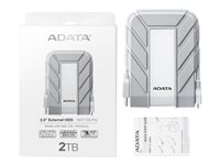 ADATA HD710A Pro - Disque dur - 1 To - externe (portable) - USB 3.1 - blanc AHD710AP-1TU31-CWH