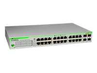 Allied Telesis AT GS950/24 WebSmart Switch - Commutateur - Géré - 24 x 10/100/1000 + 2 x GBIC - de bureau AT-GS950/24-50