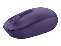 Microsoft Wireless Mobile Mouse 1850 - Souris - droitiers et gauchers - optique - 3 boutons - sans fil - 2.4 GHz - récepteur sans fil USB - violet pantone U7Z-00044