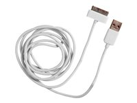 Urban Factory Cable USB to 30pin MFI certified - White 1m - Câble de charge uniquement - USB mâle pour Apple Dock mâle - 1 m - blanc CBL01UF