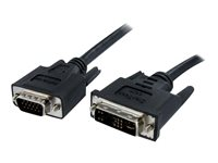 StarTech.com Câble coaxial DVI vers VGA de 1,8m pour moniteur haute résolution - Cordon DVI-A vers VGA HD15 - M/M - Noir - Câble vidéo - HD-15 (VGA) (M) pour DVI-A (M) - 1.8 m - noir - pour P/N: SV431DD2DU3A DVIVGAMM6