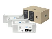 HP 83 - Pack de 3 - noir - originale - cartouche d'encre - pour DesignJet 5000, 5000ps, 5000ps uv, 5000uv, 5500 uv, 5500ps, 5500ps uv C5072A