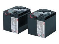 Cartouche de batterie de rechange APC #55 - Batterie d'onduleur - Acide de plomb - 2 cellules - noir - pour P/N: SMT2200C, SMT2200I-AR, SMT2200IC, SMT3000C, SMT3000I-AR, SMT3000IC, SUA3000I-IN RBC55