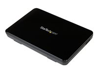 StarTech.com Boîtier Externe pour Disque Dur 2.5" SATA III et SSD sur port USB 3.0 avec Support UASP - Format Portable - Boitier externe - 2.5" - SATA 6Gb/s - USB 3.0 - noir - pour P/N: HB30AM4AB, USB3VDOCKD, USBDUP15, USBDUPE115, USBDUPE17 S2510BPU33