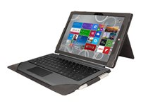 Urban Factory Elegant Folio Surface 3 Black - Étui à rabat pour tablette - cuir artificiel - noir - pour Microsoft Surface 3 SUF03UF