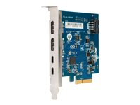 HP Dual Port Add-in-Card - Adaptateur Thunderbolt - PCIe - Thunderbolt 3 x 2 - pour Workstation Z1 G5 Entry, Z2 G5 3UU05AA