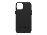 OtterBox Defender Series - Coque de protection pour téléphone portable - robuste - compatibilité avec MagSafe - polycarbonate, caoutchouc synthétique, 50 % de plastique recyclé - noir - pour Apple iPhone 14 Plus 77-88365