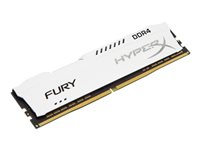 HyperX FURY - DDR4 - 8 Go - DIMM 288 broches - 2666 MHz / PC4-21300 - CL16 - 1.2 V - mémoire sans tampon - non ECC - blanc HX426C16FW2/8