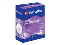 Verbatim Live It! - 5 x DVD+R - 4.7 Go 2.4x 43177