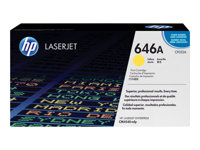 HP CF032A - Cartouche de toner - 1 x jaune - 12500 pages - pour Color LaserJet Enterprise CM4540, CM4540f, CM4540fsk, CM4540fskm CF032A?LIMAGRAIN