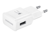 Samsung EP-TA20EWEU - Adaptateur secteur - 2000 mA (USB) - blanc - pour Galaxy Note 4 EP-TA20EWEUGWW