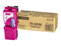 Kyocera TK 820M - Magenta - original - cartouche de toner - pour FS-C8100DN 1T02HPBEU0