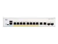 Cisco Catalyst 1200-8P-E-2G - Commutateur - C3 - intelligent - 8 x 10/100/1000 (PoE+) + 2 x combinaison Gigabit SFP/RJ-45 - Montable sur rack - PoE+ (67 W) C1200-8P-E-2G