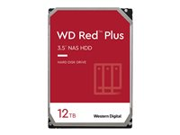 WD Red Plus WD120EFAX - Disque dur - 12 To - interne - 3.5" - SATA 6Gb/s - 5400 tours/min WD120EFAX
