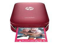 HP Sprocket Photo - imprimante - couleur - zinc - avec Papier photo HP ZINK Sticky-Backed (10 feuilles) Z3Z93A#630