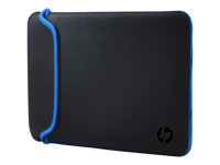 HP Notebook Sleeve - Housse d'ordinateur portable - 15.6" - noir, bleu - pour Compaq 15; Presario CQ57; Pavilion 13, 14, 15 V5C31AA#ABB