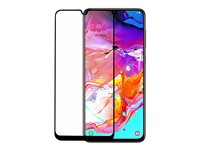 BigBen CONNECTED Tempered Glass - Protection d'écran pour téléphone portable - 2.5D - verre - couleur de cadre noir - pour Samsung Galaxy A51 PEGLASSA51