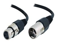 C2G Pro-Audio - Câble audio - XLR3 mâle pour XLR3 femelle - 7 m - câble à paires torsadées blindées et écrantées (SFTP) 80381