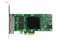 Intel I350-T4 4xGbE BaseT Adapter for IBM System x - Adaptateur réseau - PCIe 2.0 x4 profil bas - Gigabit Ethernet x 4 - pour System x3100 M5; x3250 M4; x3250 M5; x3250 M6; x35XX M4; x3650 M4 HD; x3850 X6; x3950 X6 00AG520