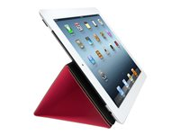 Kensington Folio Expert - Coque de protection - rouge clair - pour Apple iPad (3ème génération) K39636WW