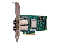 QLogic 2562 - Adaptateur de bus hôte - PCIe profil bas - 8Gb Fibre Channel x 2 - pour PowerEdge R320, R420, R520, R620, R720, R820; PowerVault DL2300, NX3200, NX3300 406-10471