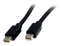 StarTech.com Câble Mini DisplayPort 1.2 de 1m - Cordon Mini DP vers Mini DP avec support HBR2 - M/M - Mini DisplayPort 4K - Câble DisplayPort - Mini DisplayPort (M) pour Mini DisplayPort (M) - 1 m - noir MDISP1M
