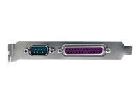 StarTech.com Carte Adaptateur PCI Express vers Série et Parallèle - UART 16950 - Adaptateur série/parallèle - PCIe profil bas - parallèle, RS-232 PEX1S1P952