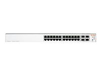 HPE Aruba Instant On 1930 24G 4SFP/SFP+ Switch - Commutateur - C3 - Géré - 24 x 10/100/1000 + 4 x 1 Gigabit / 10 Gigabit SFP+ - Montable sur rack JL682A