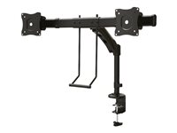 Neomounts FPMA-D500DH - Kit de montage - pleine action - pour 2 écrans LCD - noir - Taille d'écran : 10"-24" - pinces montables, oeillet, montrable sur bureau FPMA-D500DHBLACK