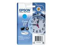 Epson 27 - 3.6 ml - cyan - original - cartouche d'encre - pour WorkForce WF-3620, WF-3640, WF-7110, WF-7210, WF-7610, WF-7620, WF-7710, WF-7715, WF-7720 C13T27024012