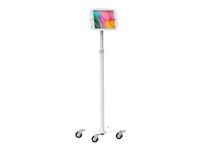 Compulocks Rise Freedom Enclosed Rolling Kiosk - Chariot - pour tablette - médical - blanc - pour Samsung Galaxy TabPro S (12 ") MCRSTDW912SGEW