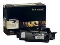 Lexmark - Noir - original - cartouche de toner LRP - pour Lexmark T640, T642, T644 64016SE