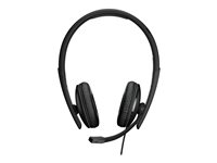 EPOS I SENNHEISER ADAPT 160 ANC USB - Micro-casque - sur-oreille - filaire - Suppresseur de bruit actif - USB - noir - Optimisé pour la CU 1000218