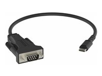 Vision Professional - Adaptateur série - 24 pin USB-C (M) pour DB-9 (M) - noir TC-USBCSER/BL