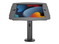 Compulocks iPad Mini 8,3" Boîtier Space et support inclinable Rise 8" - Pied - pour tablette - kiosque inclinable - verrouillable - aluminium de haute qualité - noir - Taille d'écran : 8.3" - posé sur le sol - pour Apple iPad mini (6ème génération) TCDP01830IPMSB